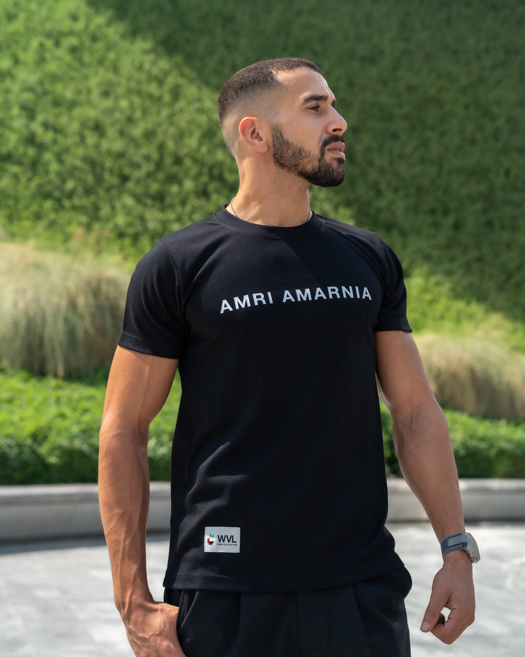 Dubai Signature Black Tee