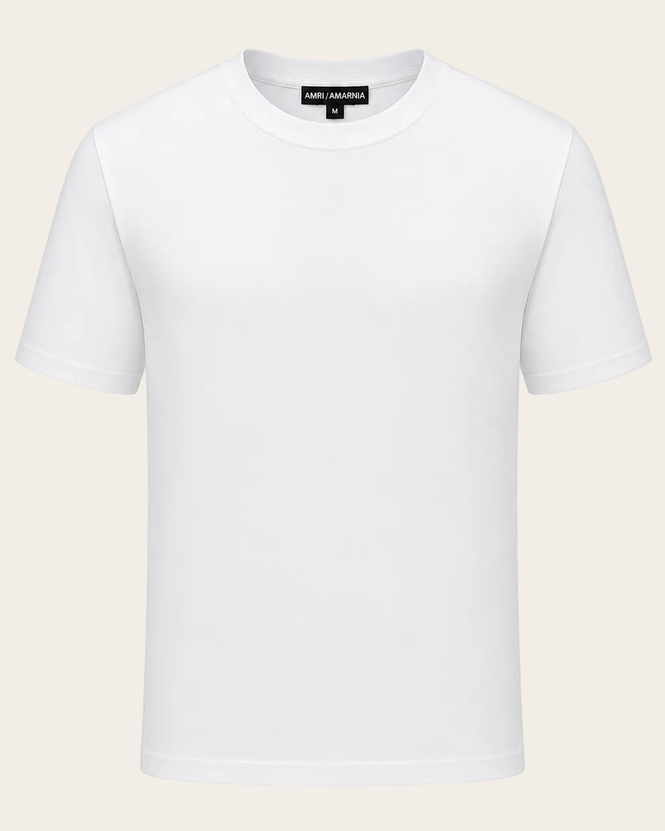 Cotton crew neck T-shirt