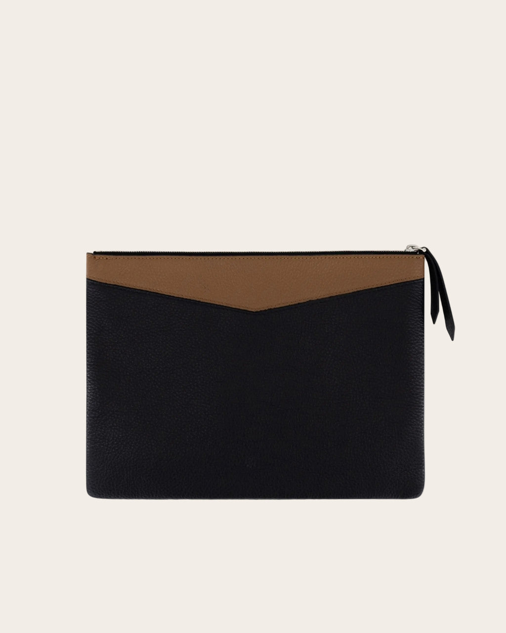 Leather Pouch – Navy & Camel Edition.